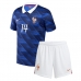 Maglie da calcio Francia Adrien Rabiot #14 Prima Maglia Bambino Mondiali 2026  Manica Corta + Pantaloni corti)